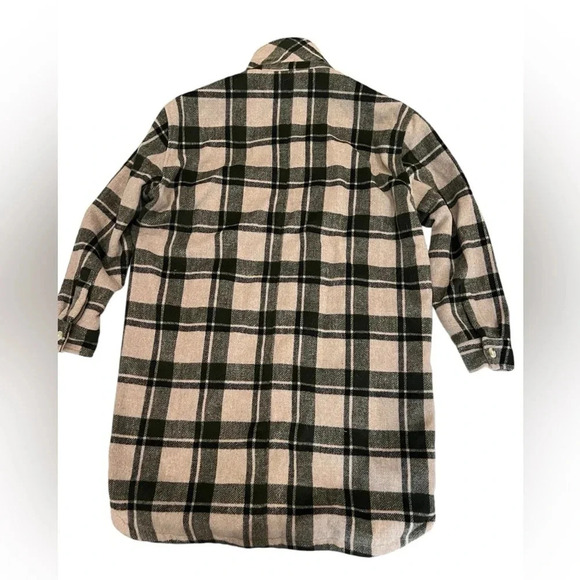 NWT Blank NYC Plaid Long Shacket L - Picture 3 of 5